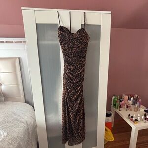 Brand new Zara cheeta print maxi dress